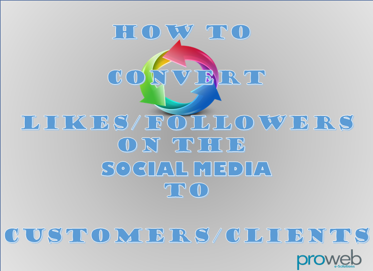 Convert likes/followers to customers/clients